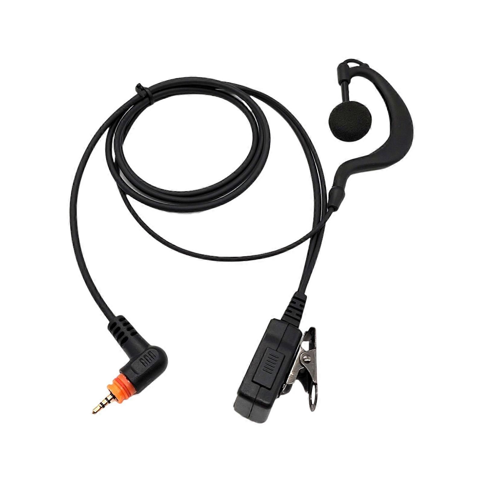 Earhook Headset with PTT Microphone for SL1M SL2M SL2K SL300 SL4000 SL7550 SL7580 SL8050 Two Way Radios, 97cm Main Cable Multicolor