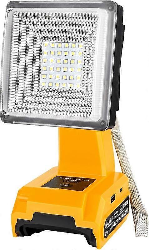 1500LM LED Work Light for Dewalt 20V 60V Battery Outdoor Flood Light with USB