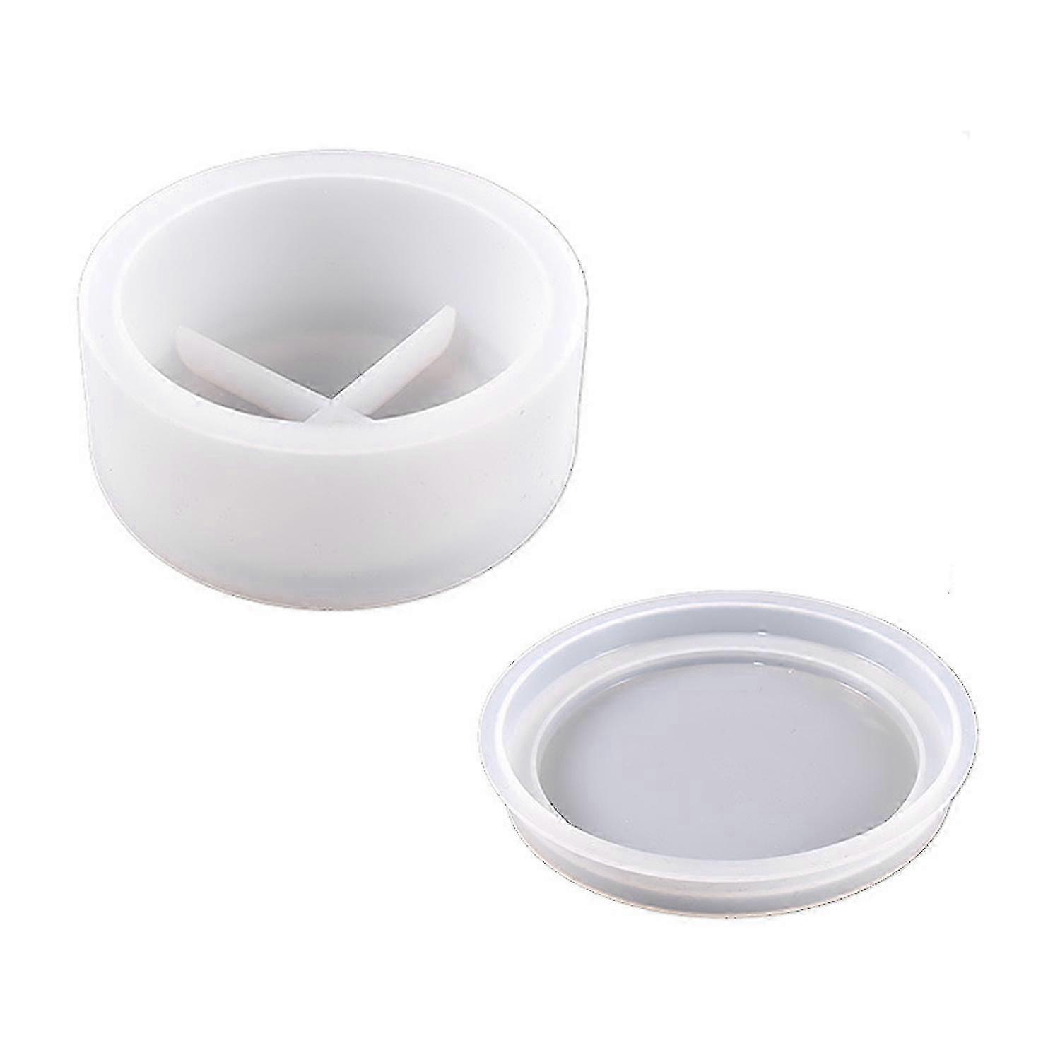 1 Set Storage Bottle Mold Non-stick with Stripes Easy to Demould Easily Clean DIY Silicone Mirror Su