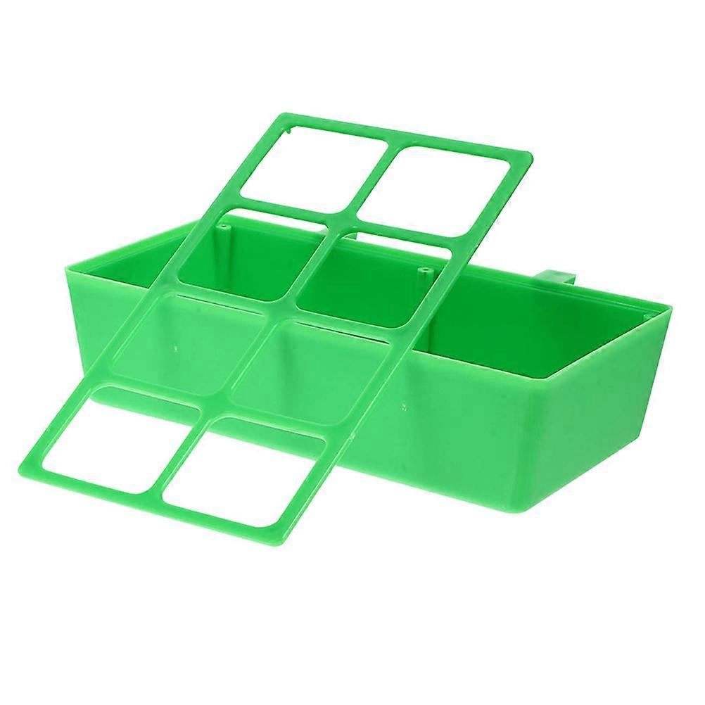 وعاء تغذية الطيور لا فوضوي الببغاء الطيور المغذية الطيور قفص الطاعم ببغاء وعاء توريد الطيور