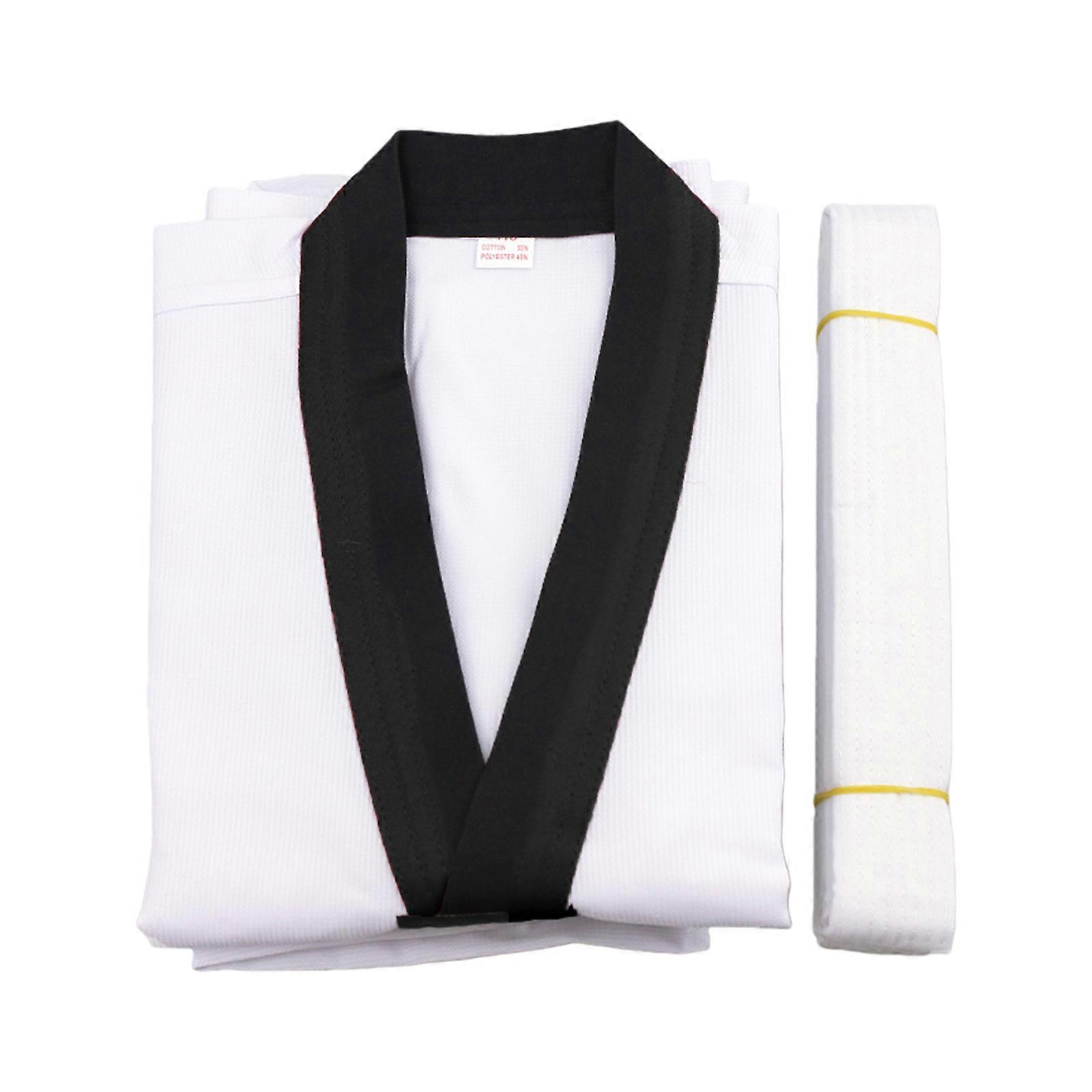 Martials Art Uniform Flexible Karate Attire Suitable for Kids Reinforced Stitching Flexibility Competition Ready  Polyester long sleev 180