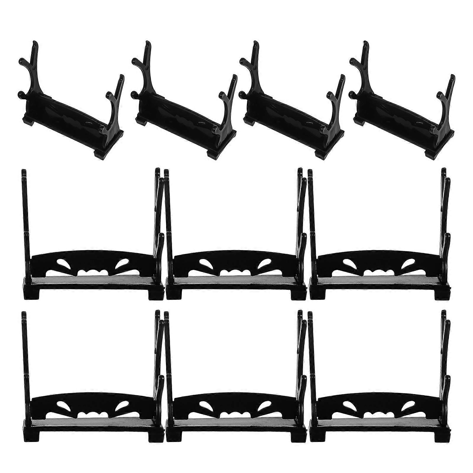 Sword Holder Desktop Sword Organizer for Toy Display 10Pcs Black Material
