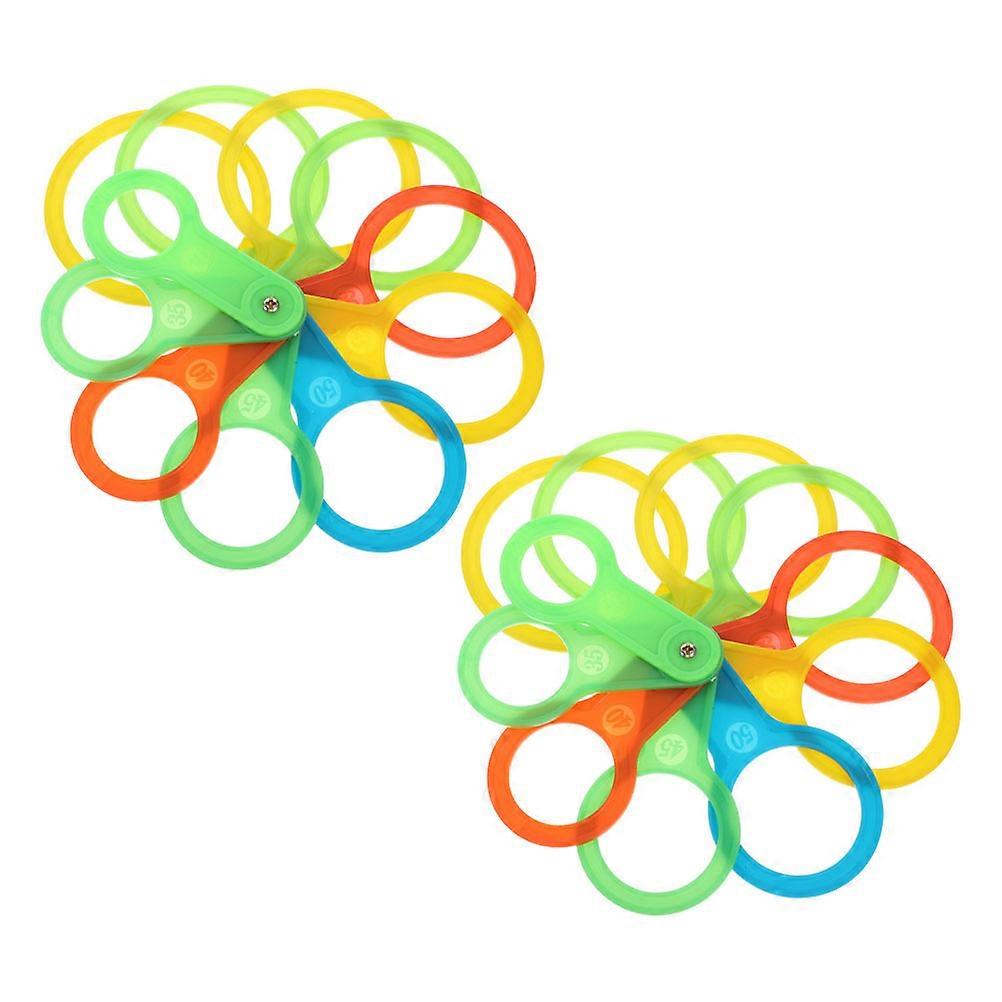 Fruit Measurement Gauge Plastic Fruit Grading Tool for Measuring Use 2Sets