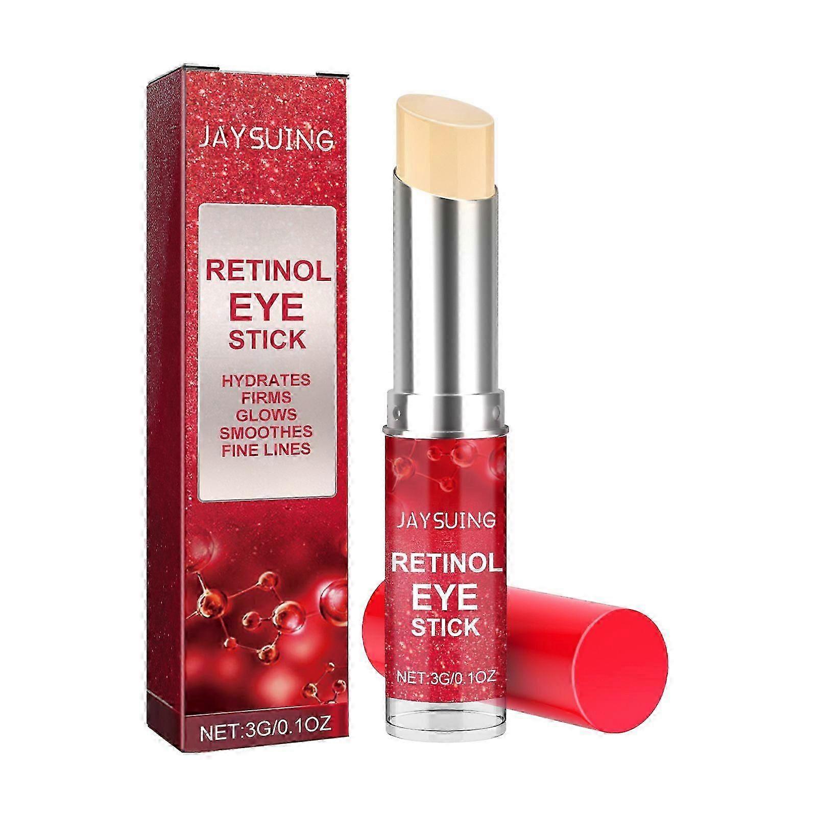 Retinol Eye Stick  Hydrating AntiWrinkle Cream for Dark Circles  Puffiness, 3g