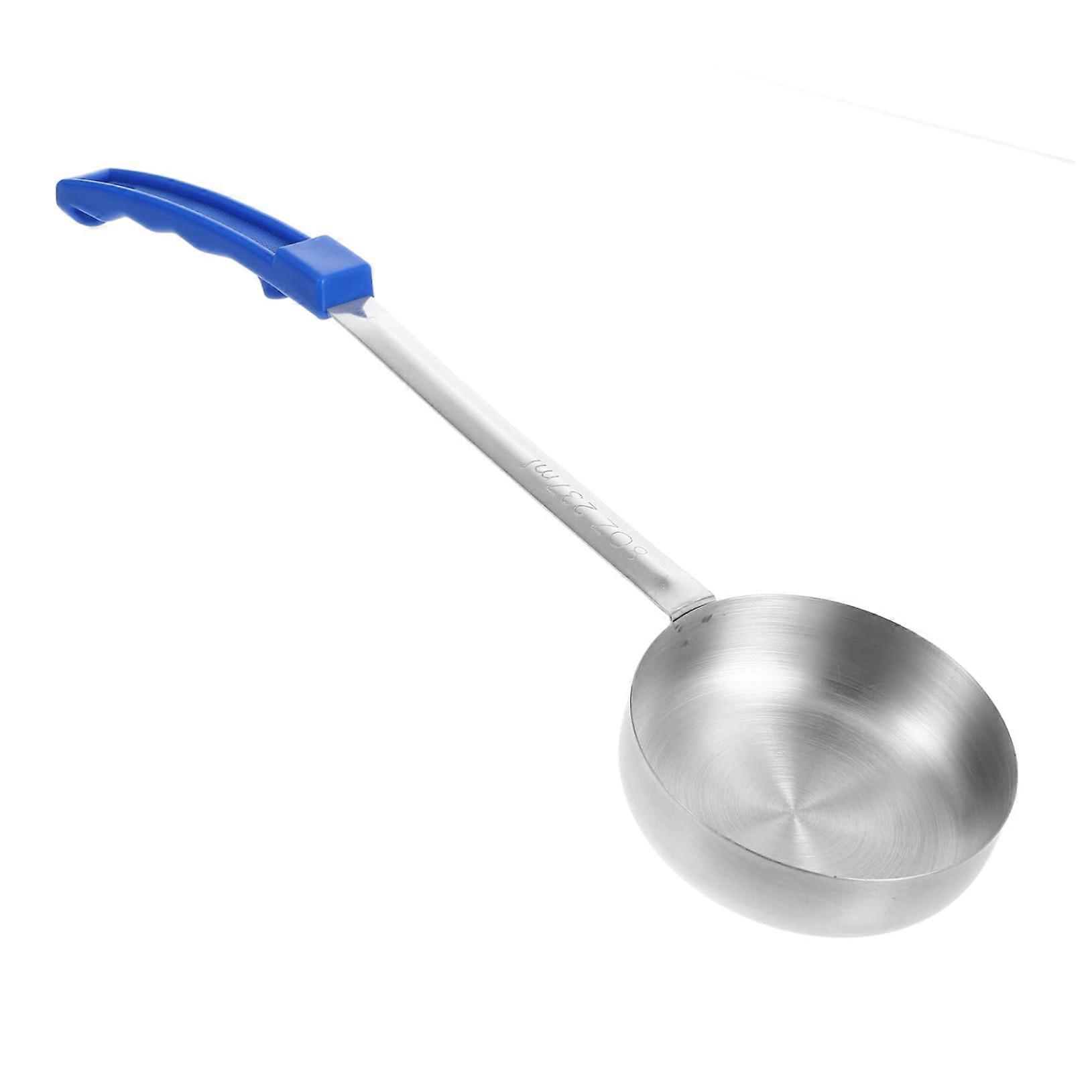 Stainless Steel Sauce Ladle with Flat Bottom for Precision Portion Control and Even Sauce Spread