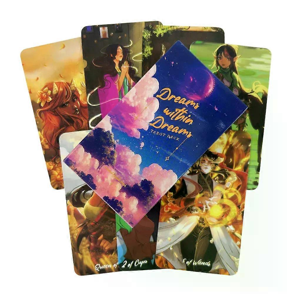 The Land of Stories Tarot Cards Divination Deck English Versions Edition Oracle Board Playing Table Games For Party