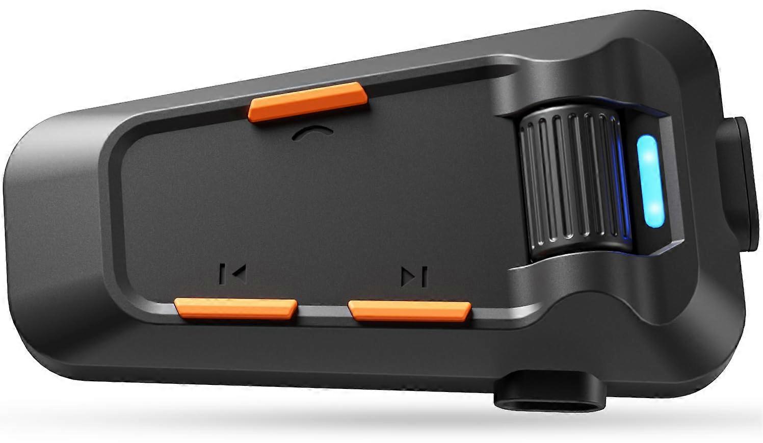 Motorcycle Bluetooth Headset with Dual Noise Cancellation, IPX5 Waterproof, 520m Intercom Range, Long Battery Life