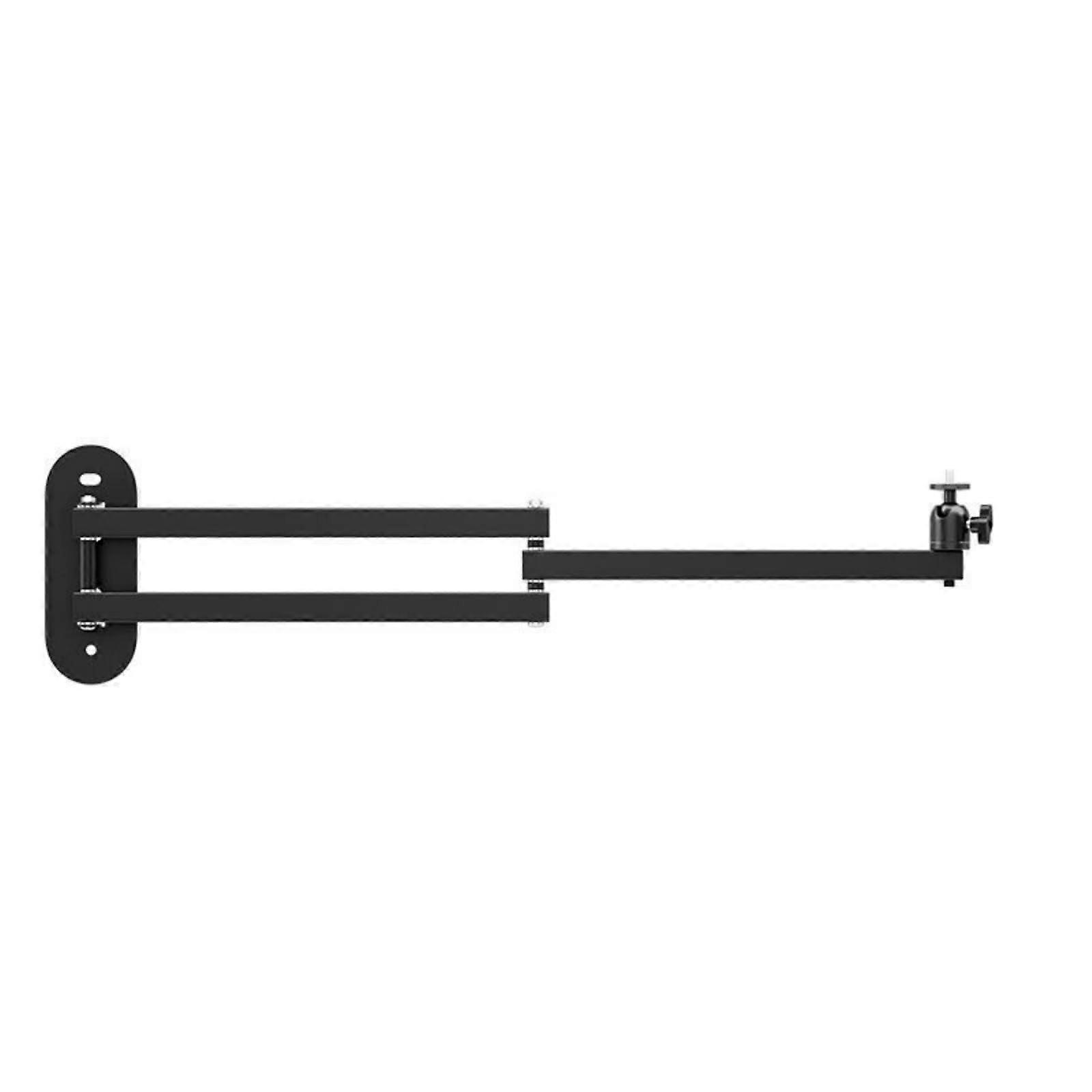 Adjustable 360° Projector Mount, Metal Ceiling Bracket 60cm Long Arm for Home Theater 1/4'