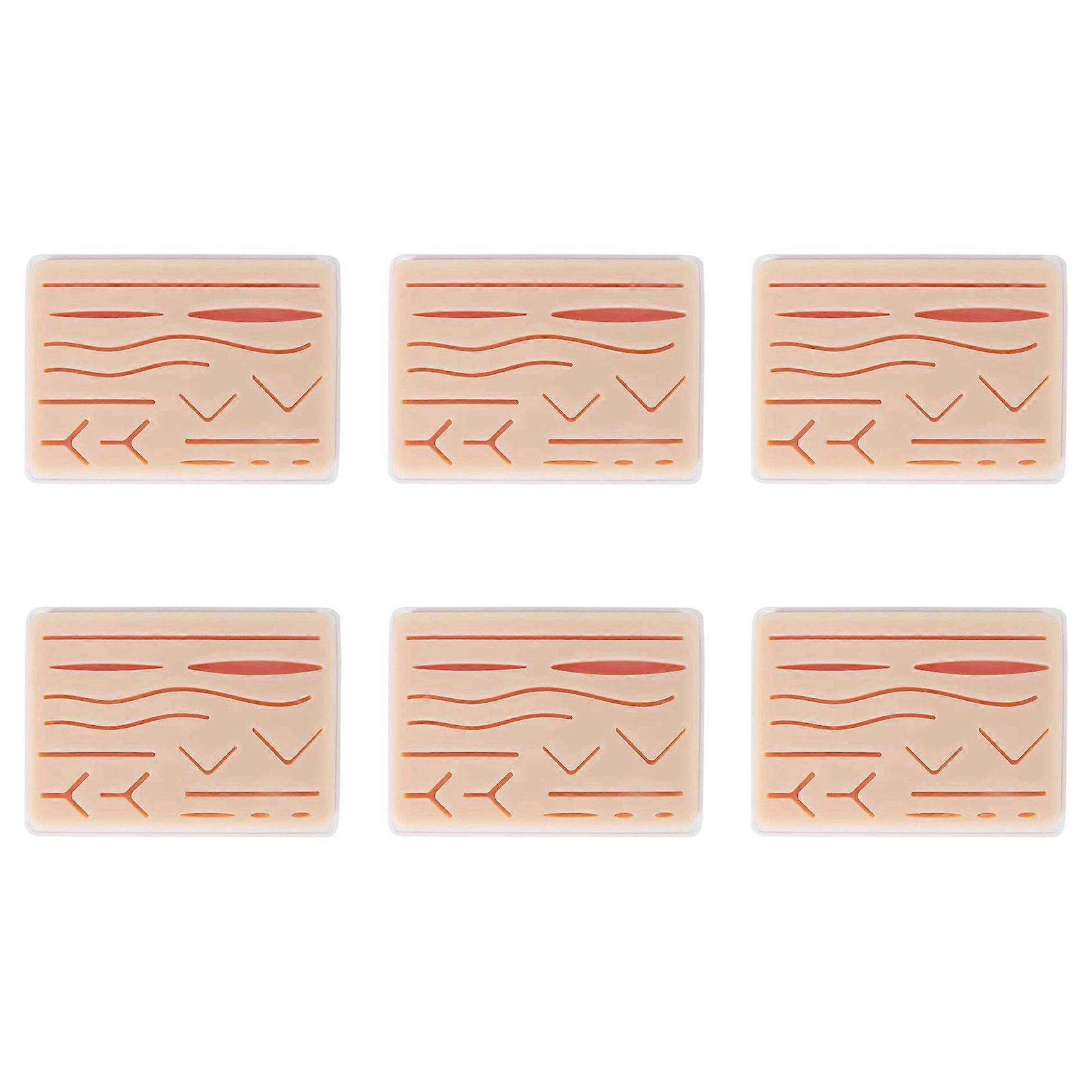 6X Upgraded Large 3-Layer Suture Pad with Wounds for Practicing Suturing - Not Easily Separate, Tear or Rip