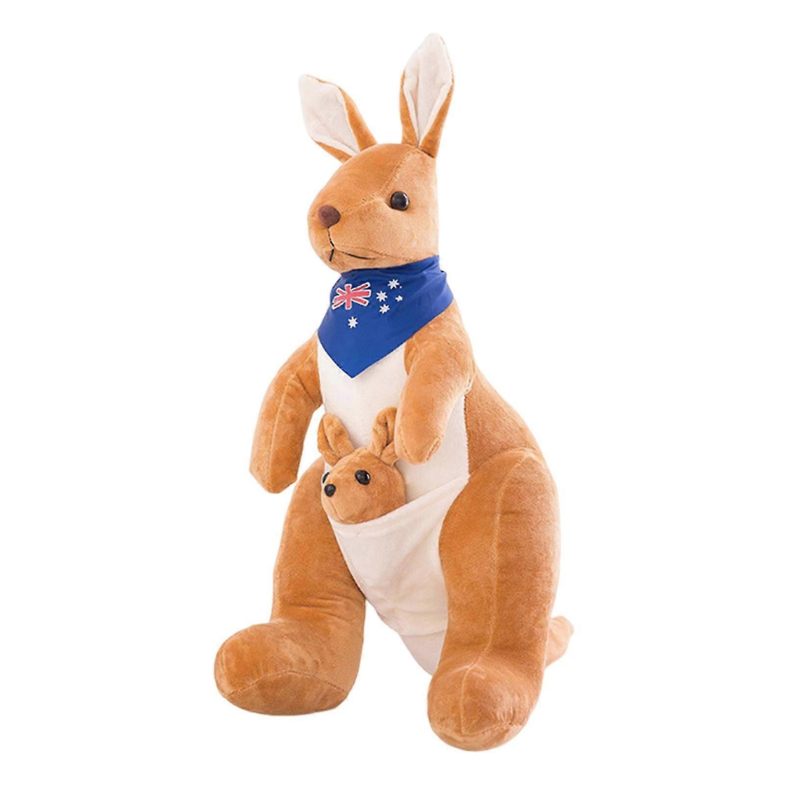 Super Soft Realistic Kangaroo Plush Toy for Cuddling Play