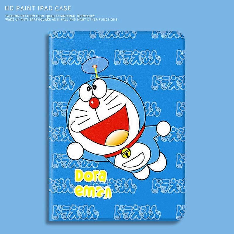 Stylish Case For Ipad 10 10.9" A003 Flying Doraemon Cartoon Soft