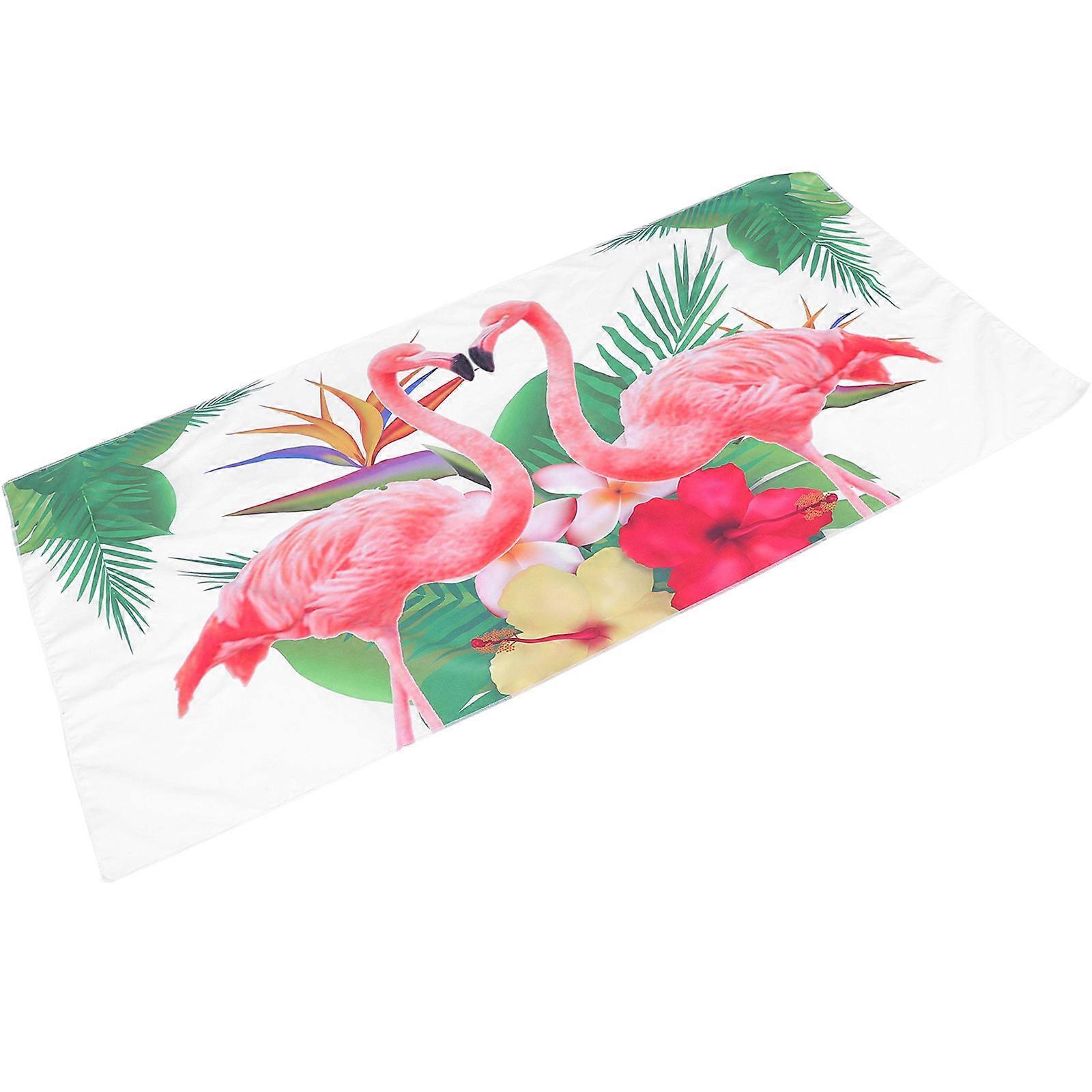 Flamingo Beach Towel Multi Drying Towel For Outdoor Activities 3Pcs