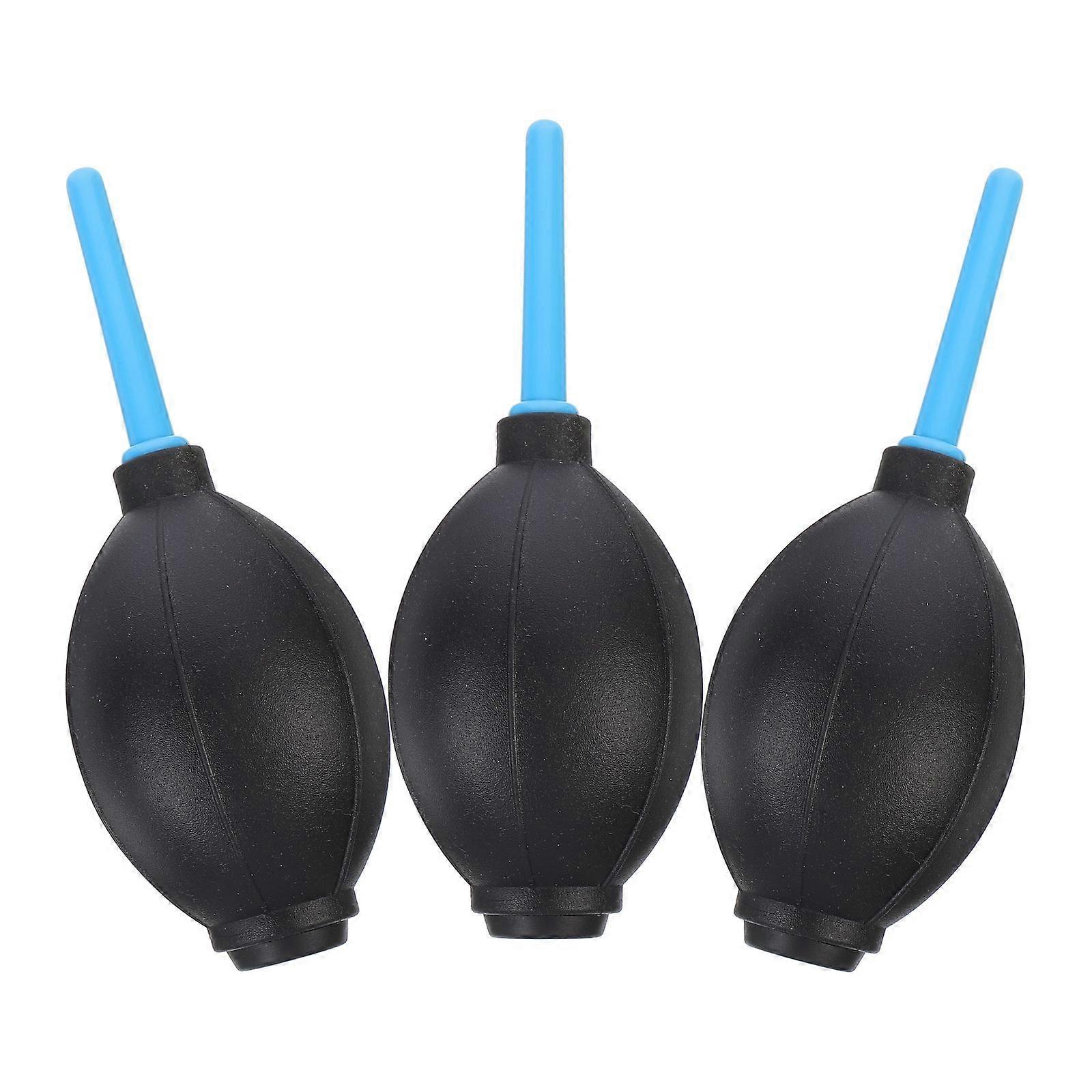 Black Air Blower Dust Cleaner for Camera and Electronic Devices 3Pcs