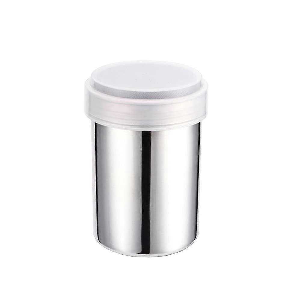 Stainless Steel Powder Shaker with Lid for Sugar Cocoa Cinnamon, MoistureProof RustResistant