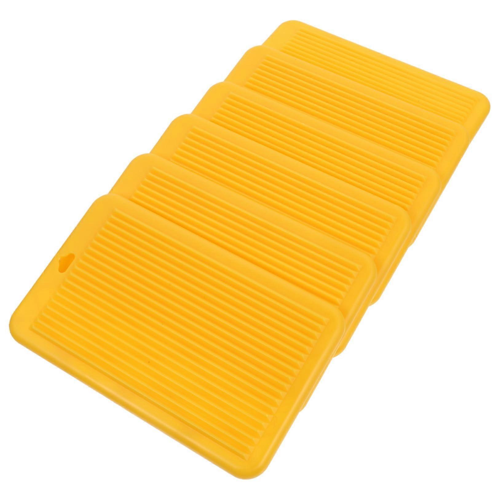 6pcs Plastic Gnocchi Board Set for Authentic Italian Pasta Making and Lightweight Kitchen Use