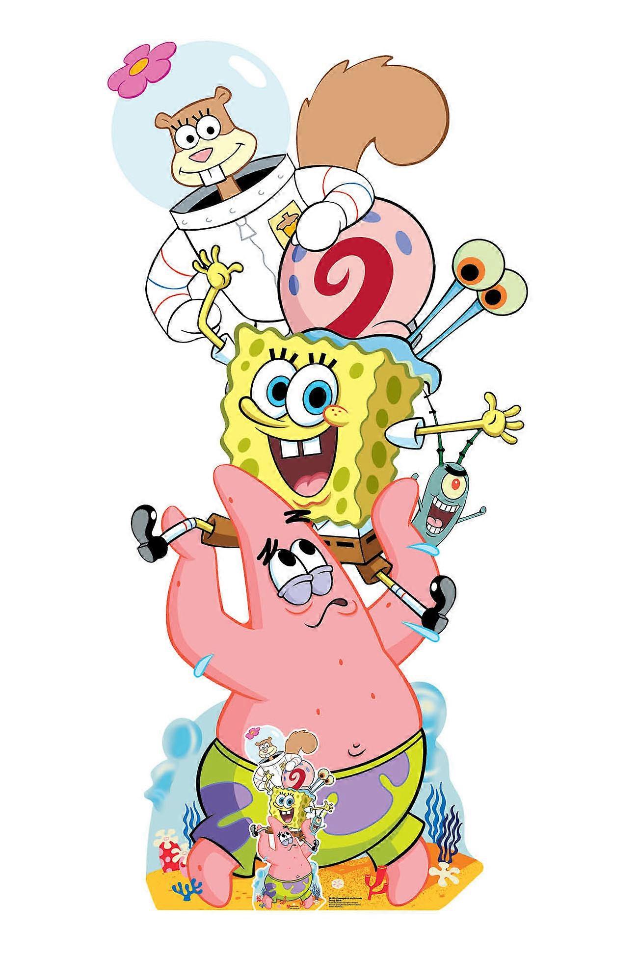 SpongeBob SquarePants and Friends Group Stack Cardboard Cutout / Standee