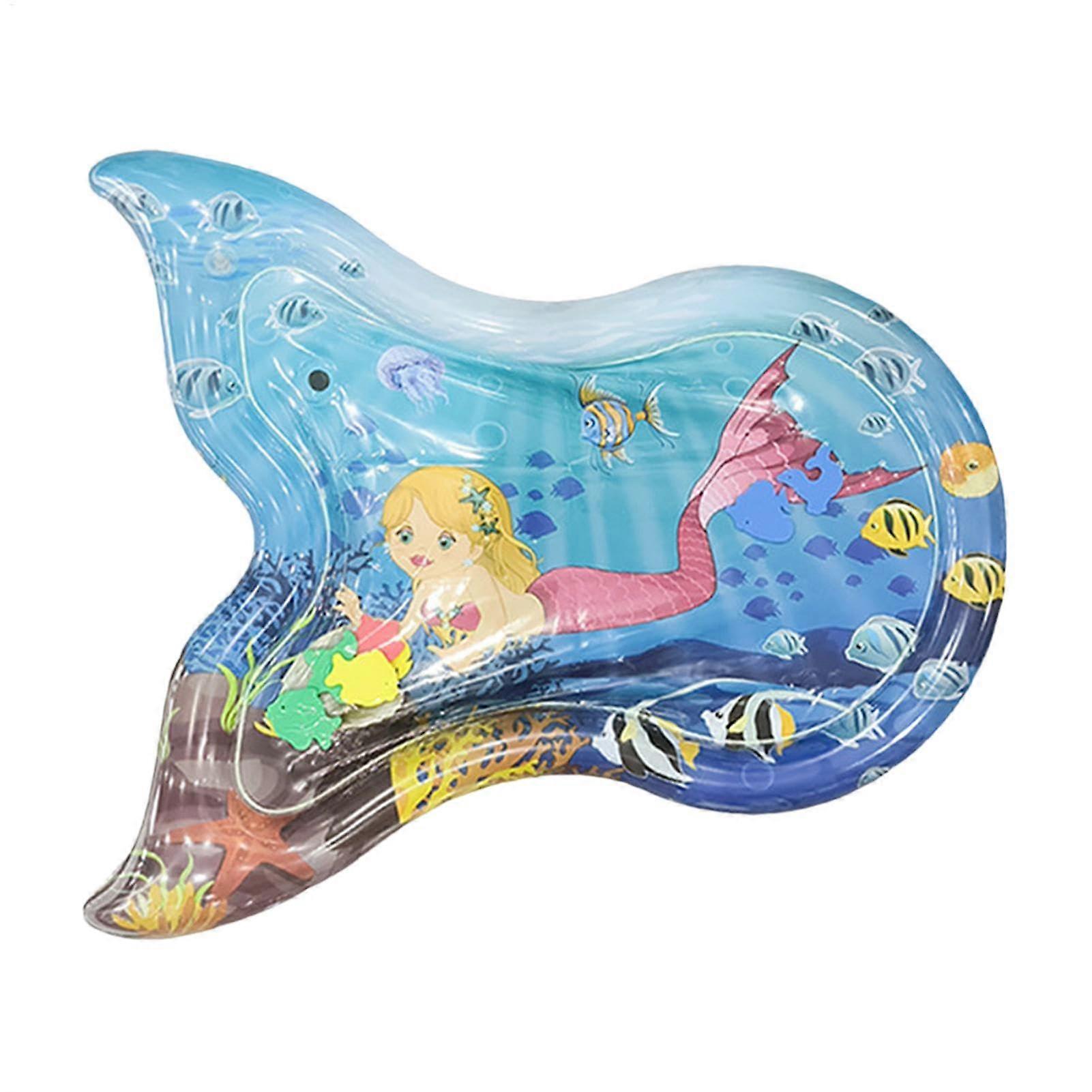 Inflatable Water Play Mat with Interactive Sensor, Foldable PVC Pet Splash Pad for Outdoor Fun