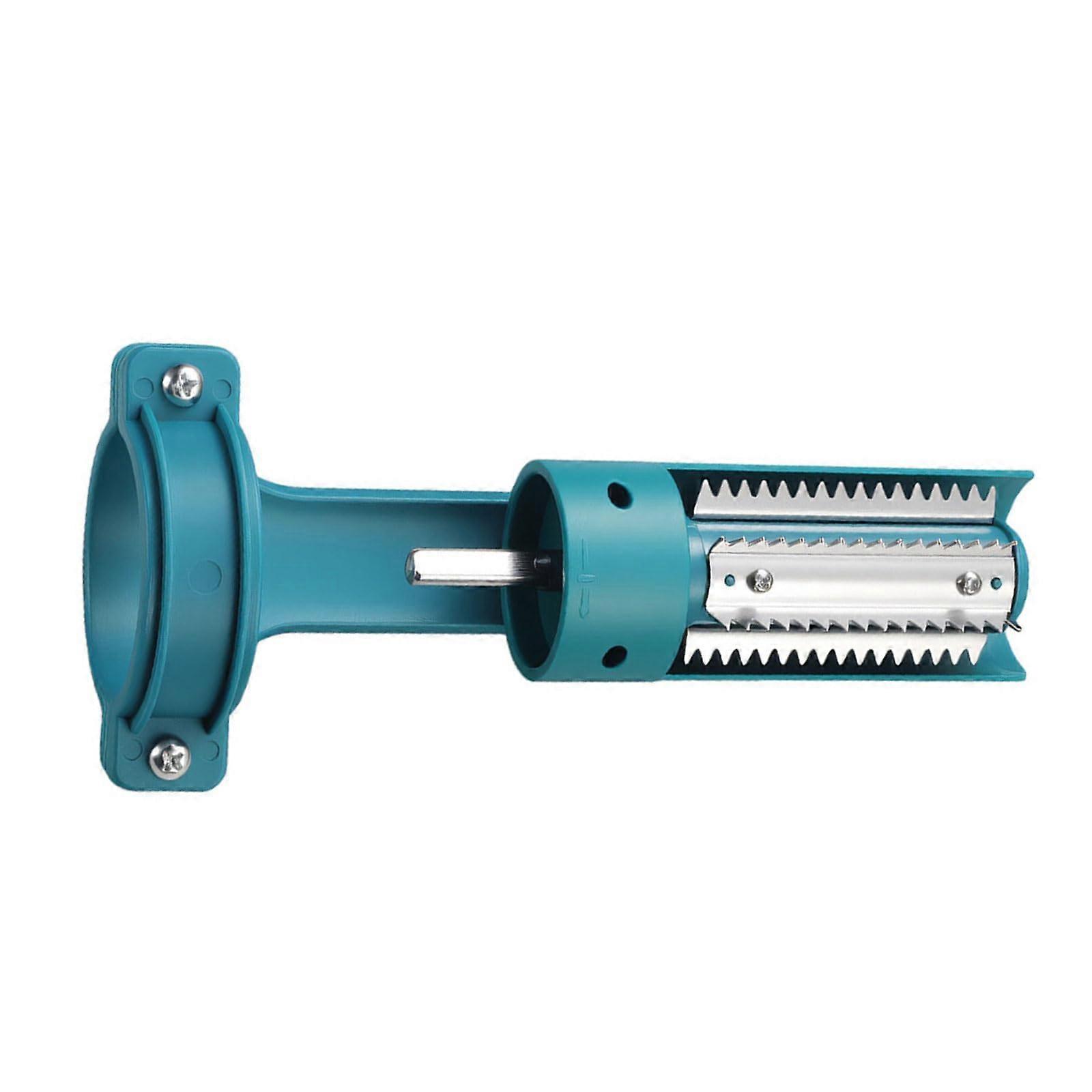 Electric Fish Scaler Drill Attachment Stainless Steel 6 Serrated Rows Quick Scale Removal Kitchen Tool