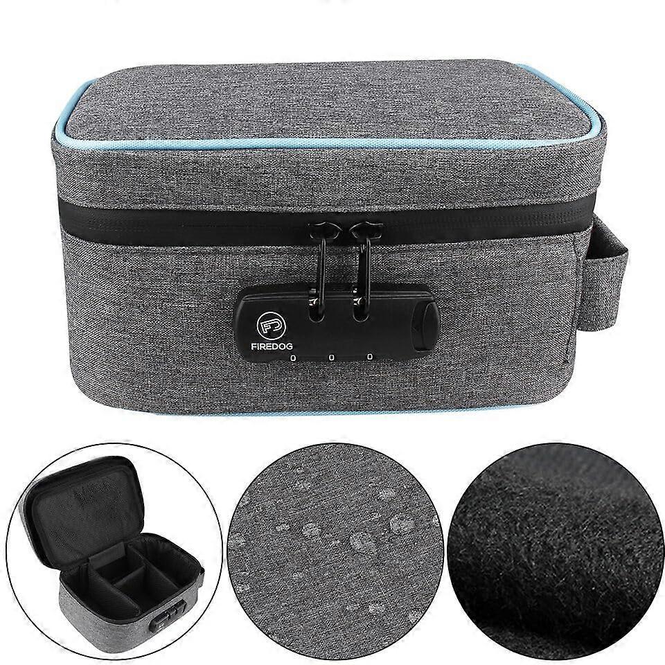 Large Odor Proof Bag with Combination Lock Security for Travel and Home Storage