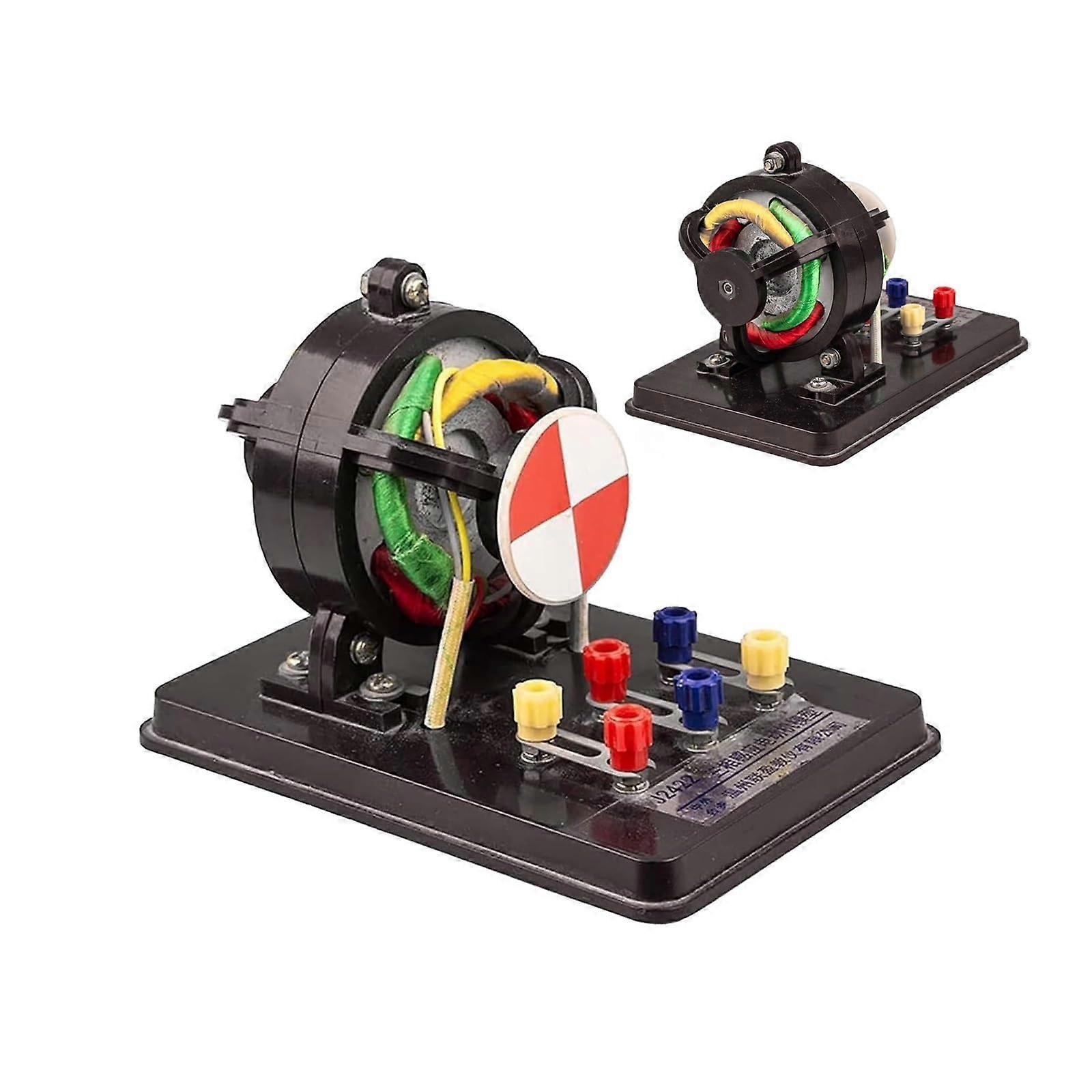 Three Phase Induction Motor Model for Physics Experiments and Electromagnetism Classroom Demo