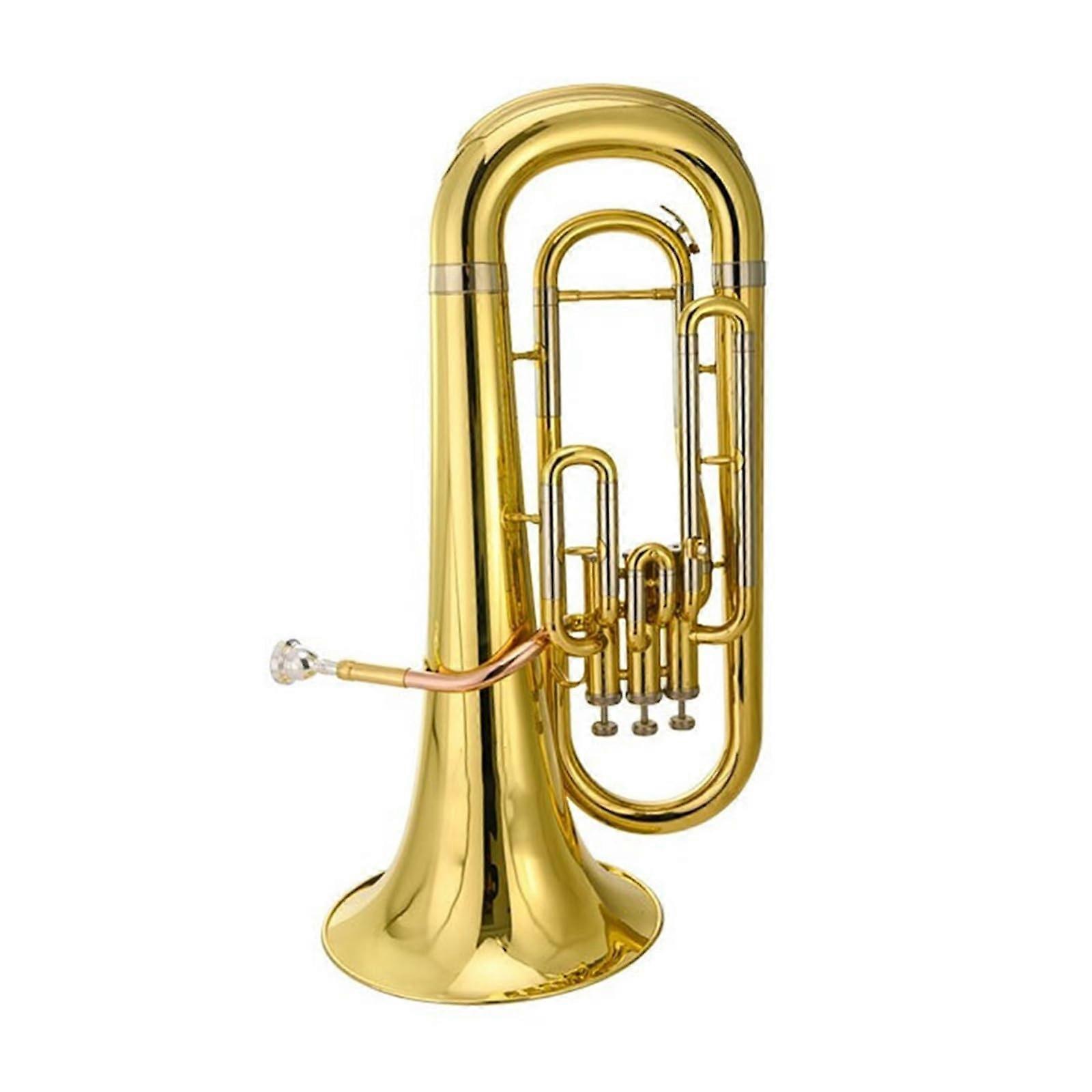Professional B Flat Euphonium with Warm Balanced Tone and Ergonomic Easy Playability