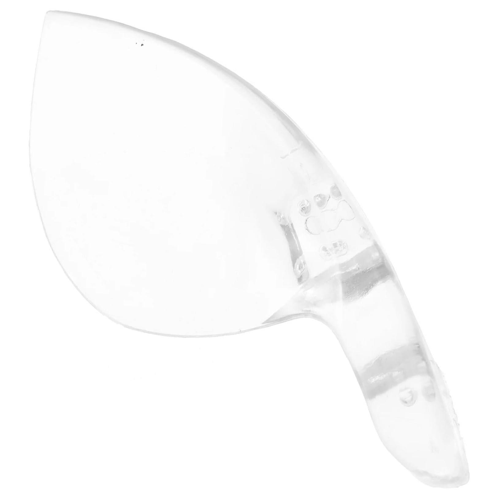 Transparent 4/4 Violin Chin Rest with Ergonomic Jaw Support for Comfortable Performance