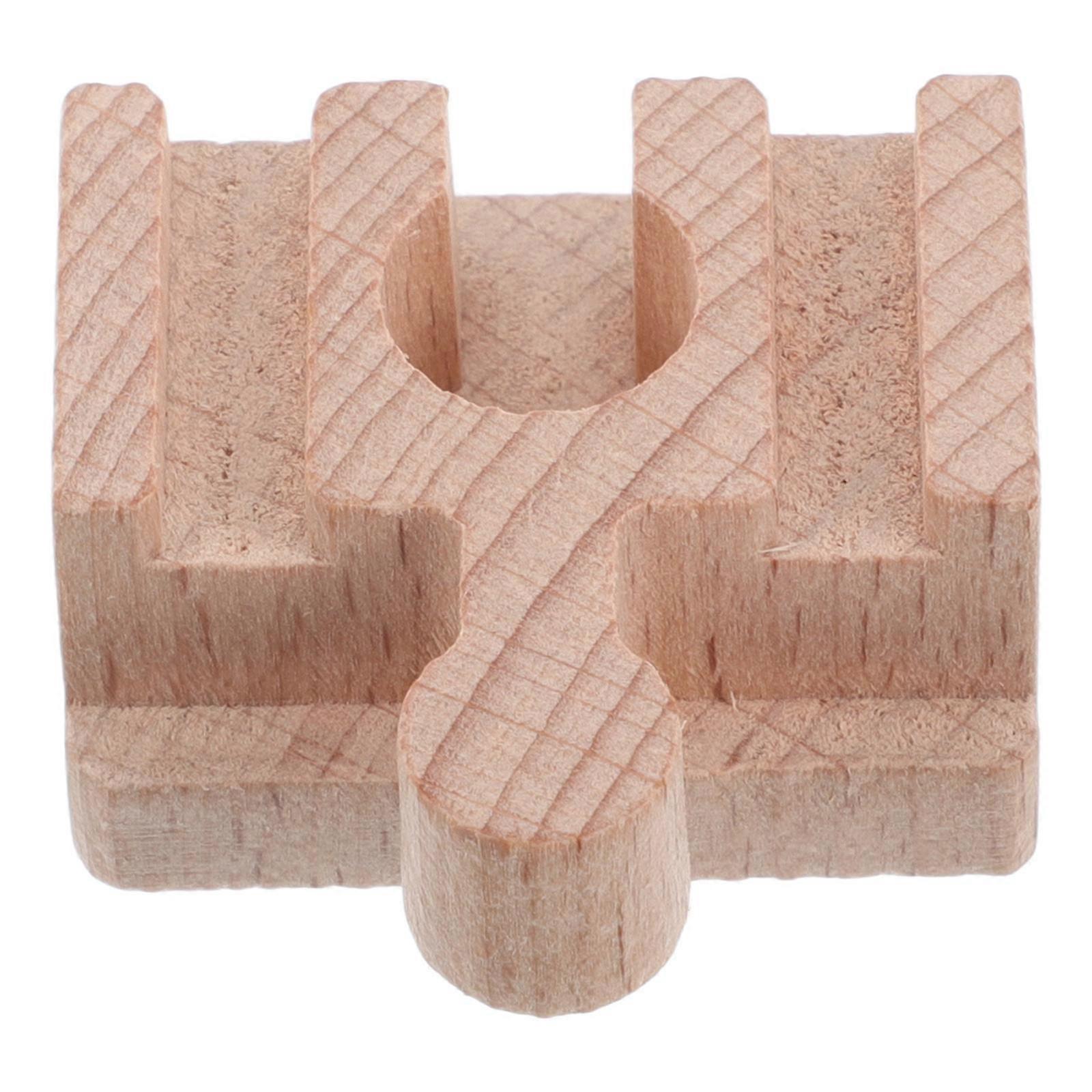 Track Short Straight Rail Wooden Train Track for Skill Development