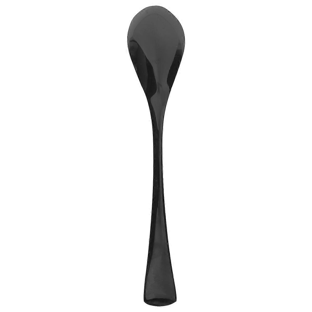 Tableware Stainless Steel Black Dinner Spoon for Home Practical Tool