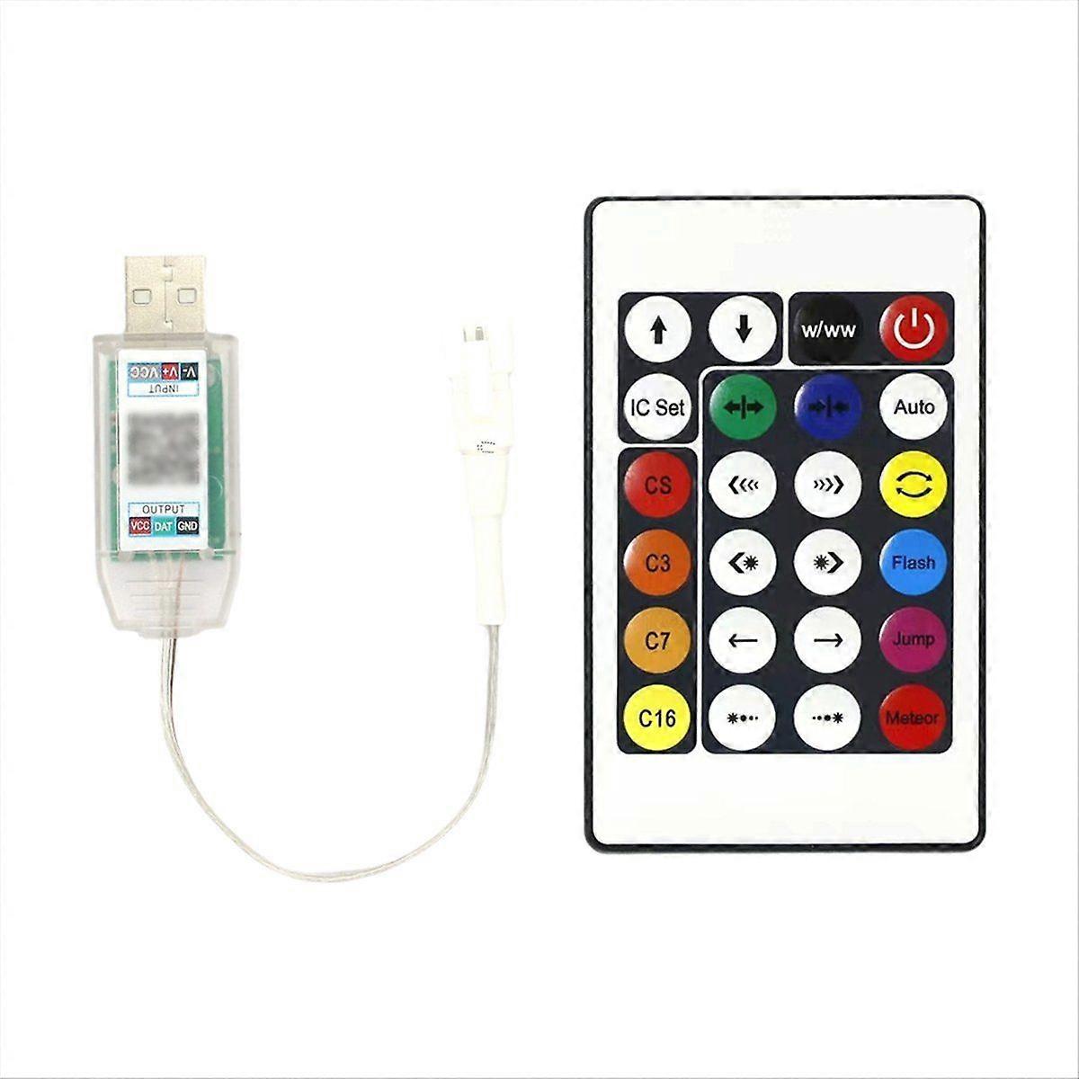 Music LED Controller Colorful Leather Light String Controller