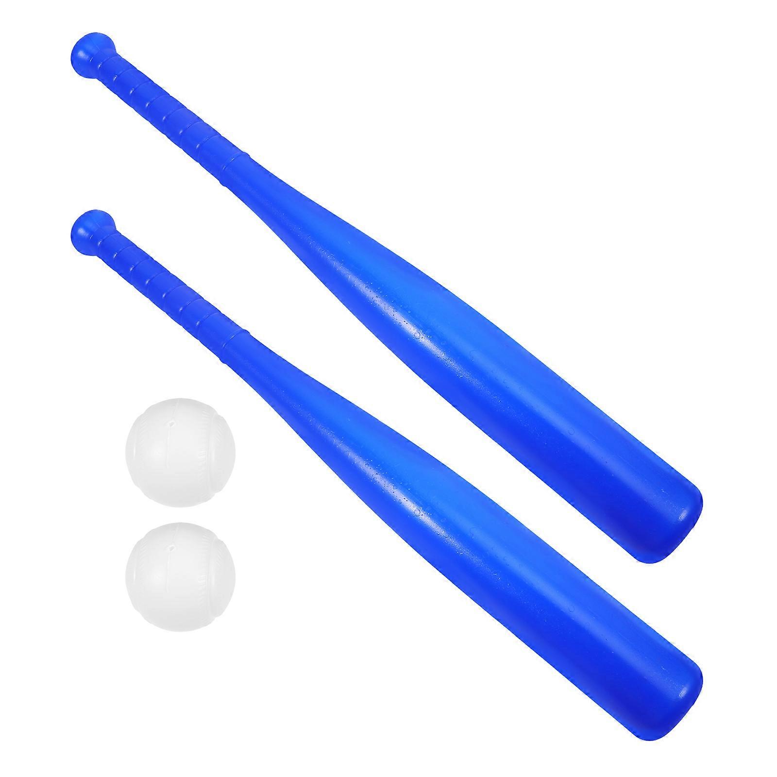 Kids Outdoor Toy Plastic Baseball Bat Baseball Set for Interactive Play 1Set