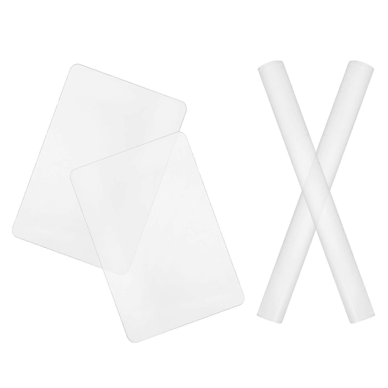 Solid Acrylic Stick Clay Acrylic Rubbing Stick Tool 4Pcs for Handmade Use