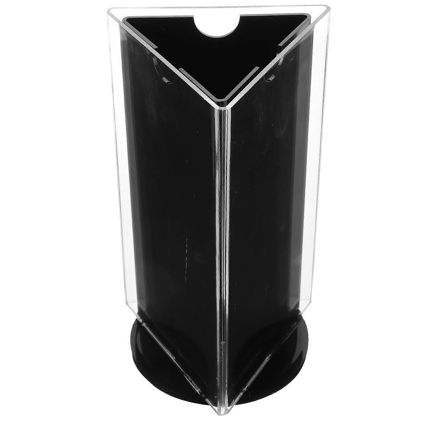 Acrylic Sign Holder Rotatable Menu Display Stand for Restaurants 2Pcs Tabletop