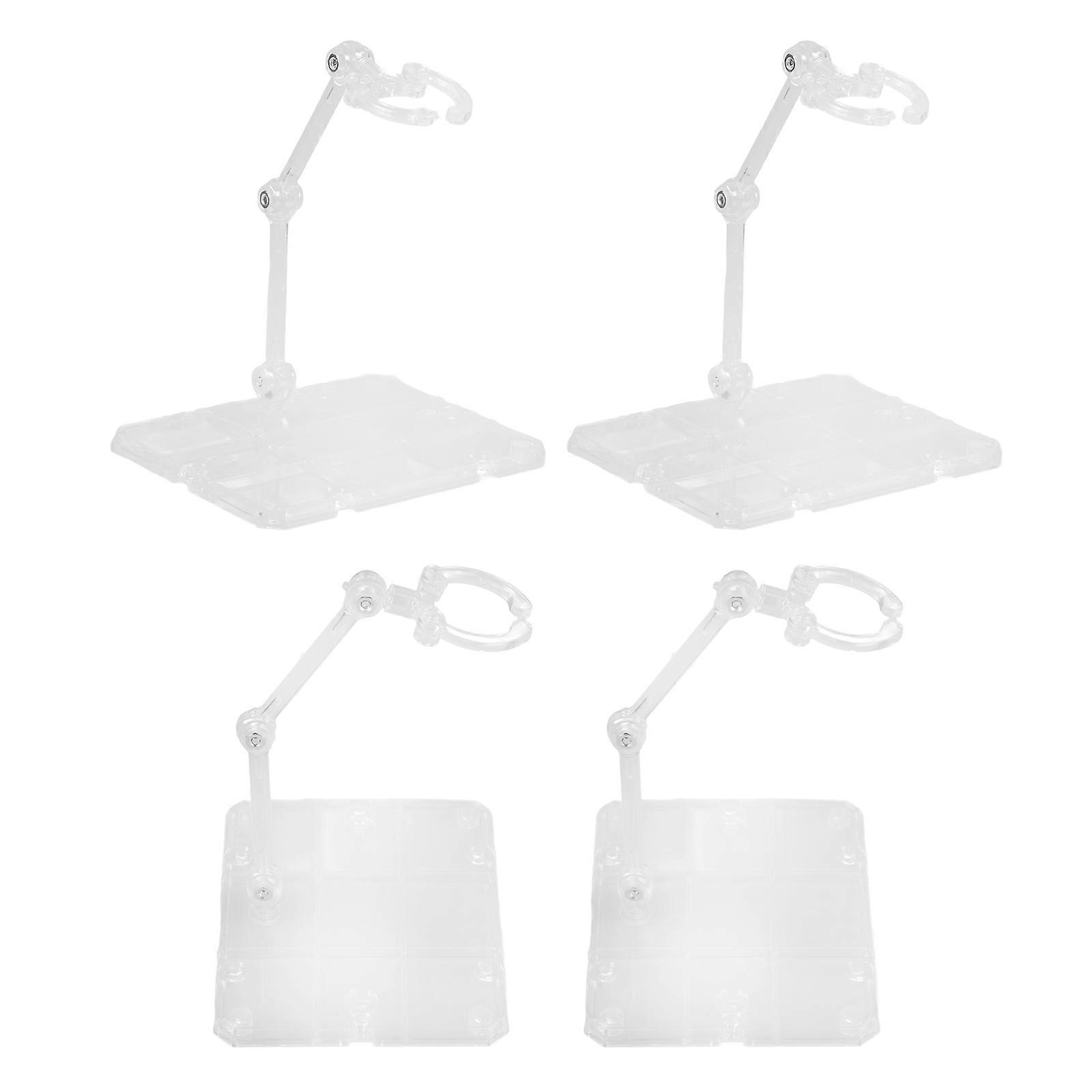 Transparent Action Figure Display Stand for Doll Models with 20Pcs