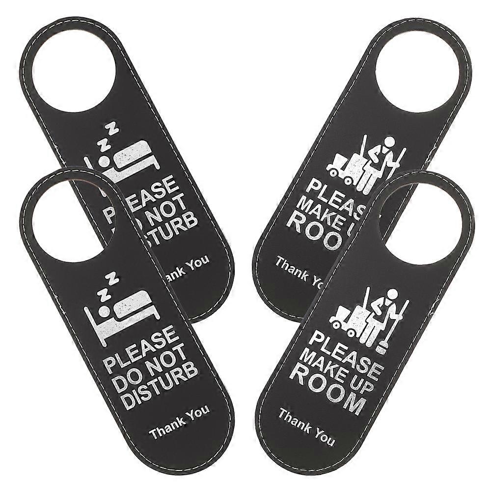 Please Makeup Room Door Sign with Dual Sided Function for Hotel 16Pcs