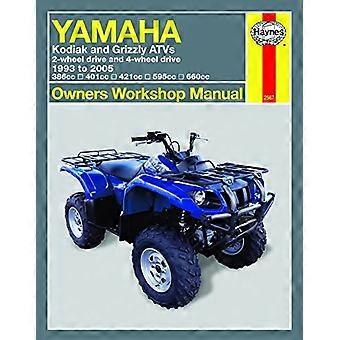 Yamaha Kodiak ja Grizzly mönkijät (93-05) (omistajat Workshop Manual)