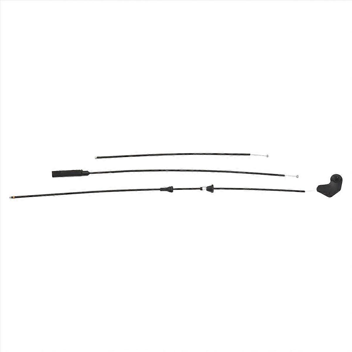 3PCS Engine Hood Release Bowden Cable for E46 320I 323I 98-05