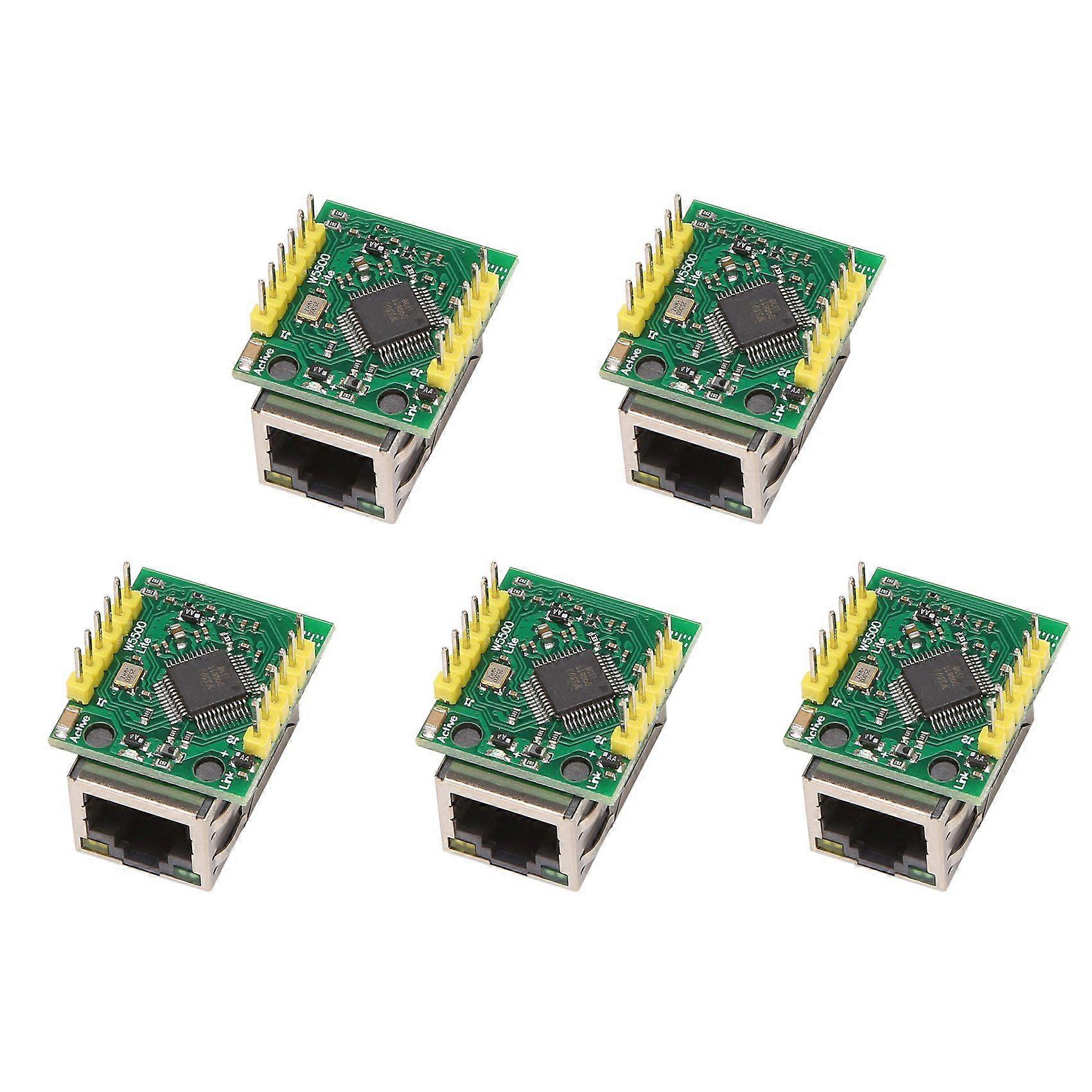 5X W5500 Ethernet Network Module SPI Interface Ethernet/TCP/IP Protocol Compatible WIZ820Io