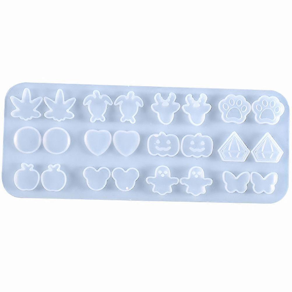 1Pc Silicone DIY Crystal Epoxy Earring Casting Mould