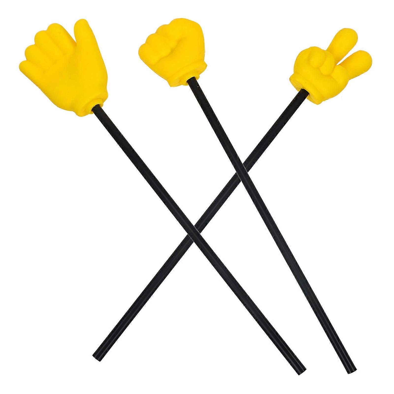 Party Hand Pointer Foam Finger Pointer for Decoration 6Pcs Yellow Set