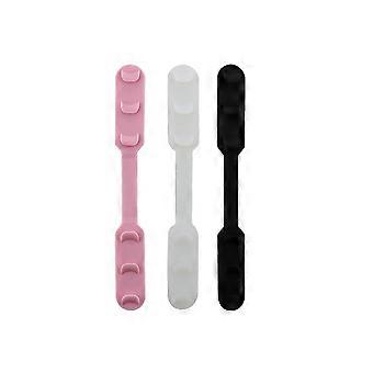 5pcs Maschera Fascia Fibbia di Estensione Maschera Regolabile Corde Fibbia Pratica Maschera Accessori per Uomo Donna (Nero)