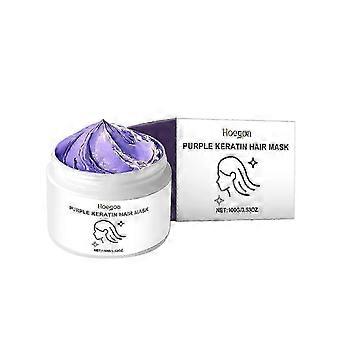 Hoegoa Keratin-Haarmaske in Lila – nährend, feuchtigkeitsspendend, für trockenes und krauses Haar, geschmeidig und glänzend. Neu eingetroffen: S03