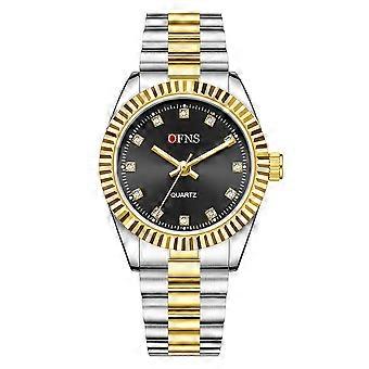 Watch Pink Dial Diamond Marked Silver Stainless Steel Strap Office Casual Evening,ONFS-1581-GB
