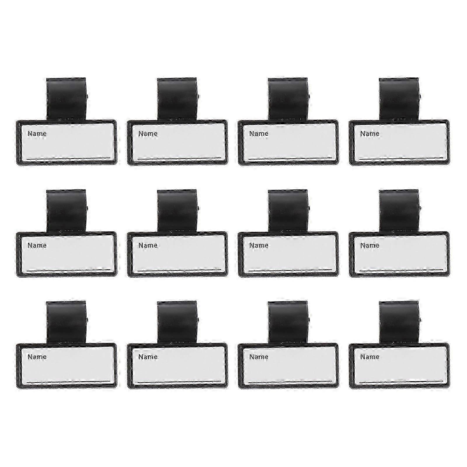 ABS Plastic Stethoscope Name Tags 12Pcs For Marking
