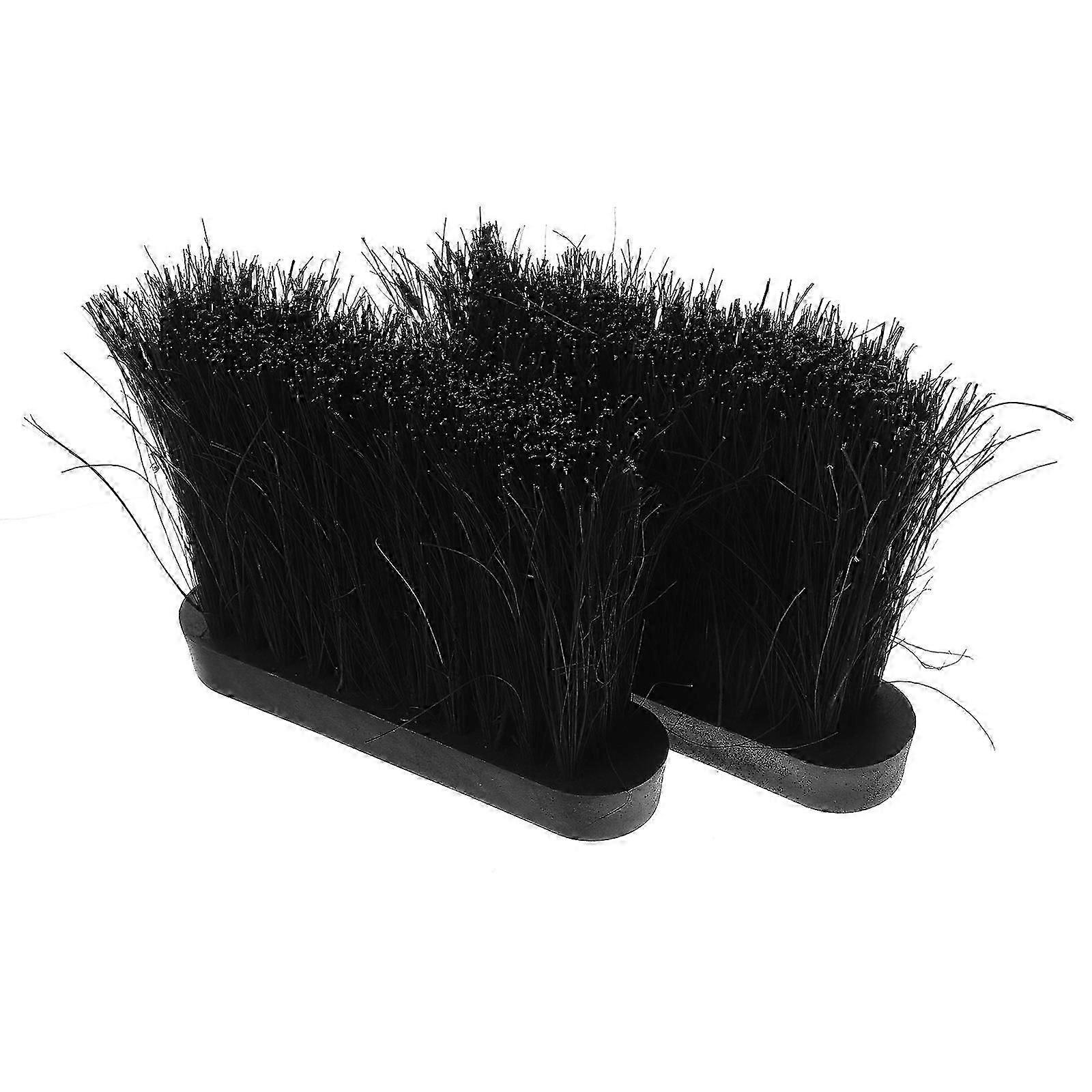 Fireplace Brush Replacement Head for Cleaning Use 2Pcs