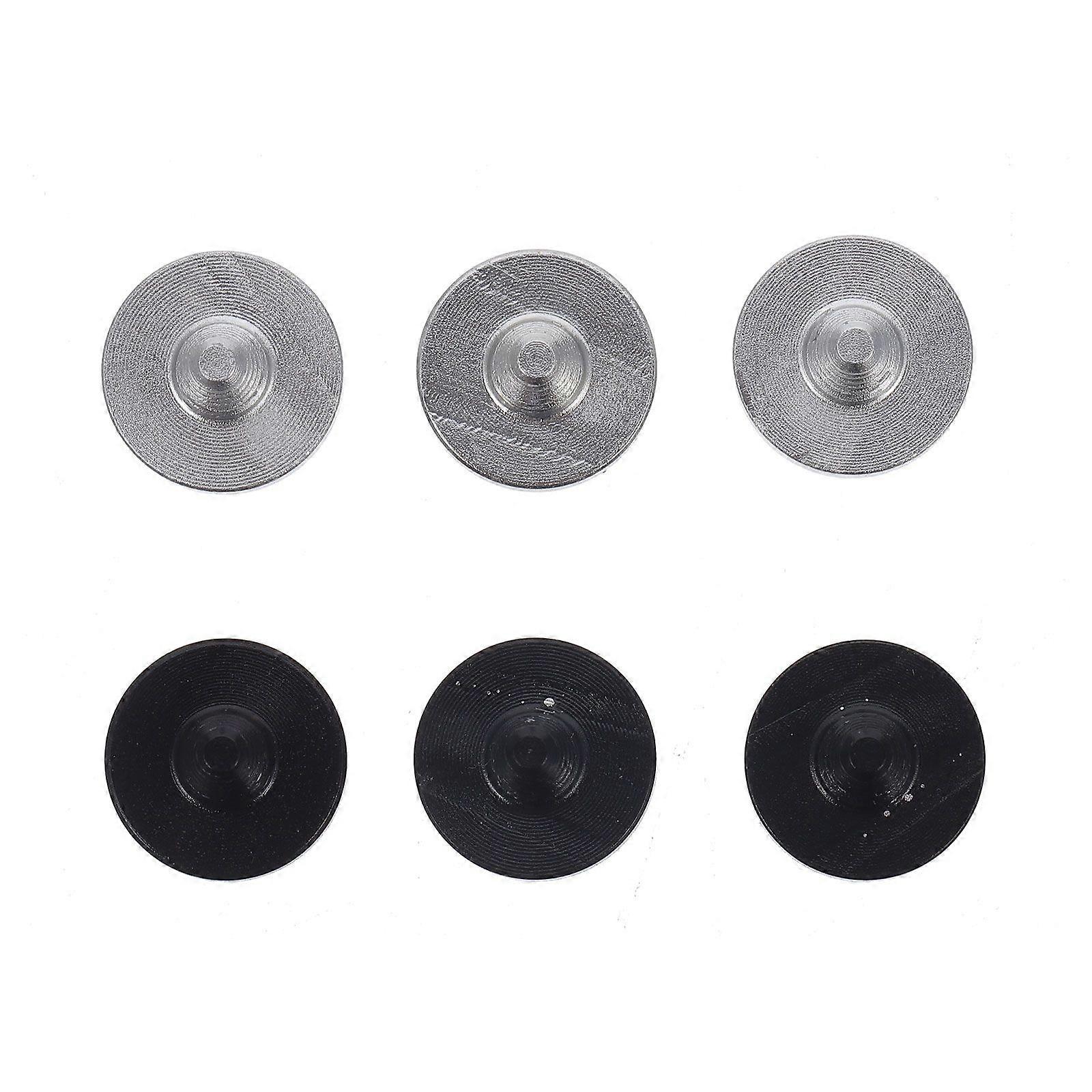 6PCS Aluminum Alloy Shutter Release Button Flat Convex Concave Shutter Button