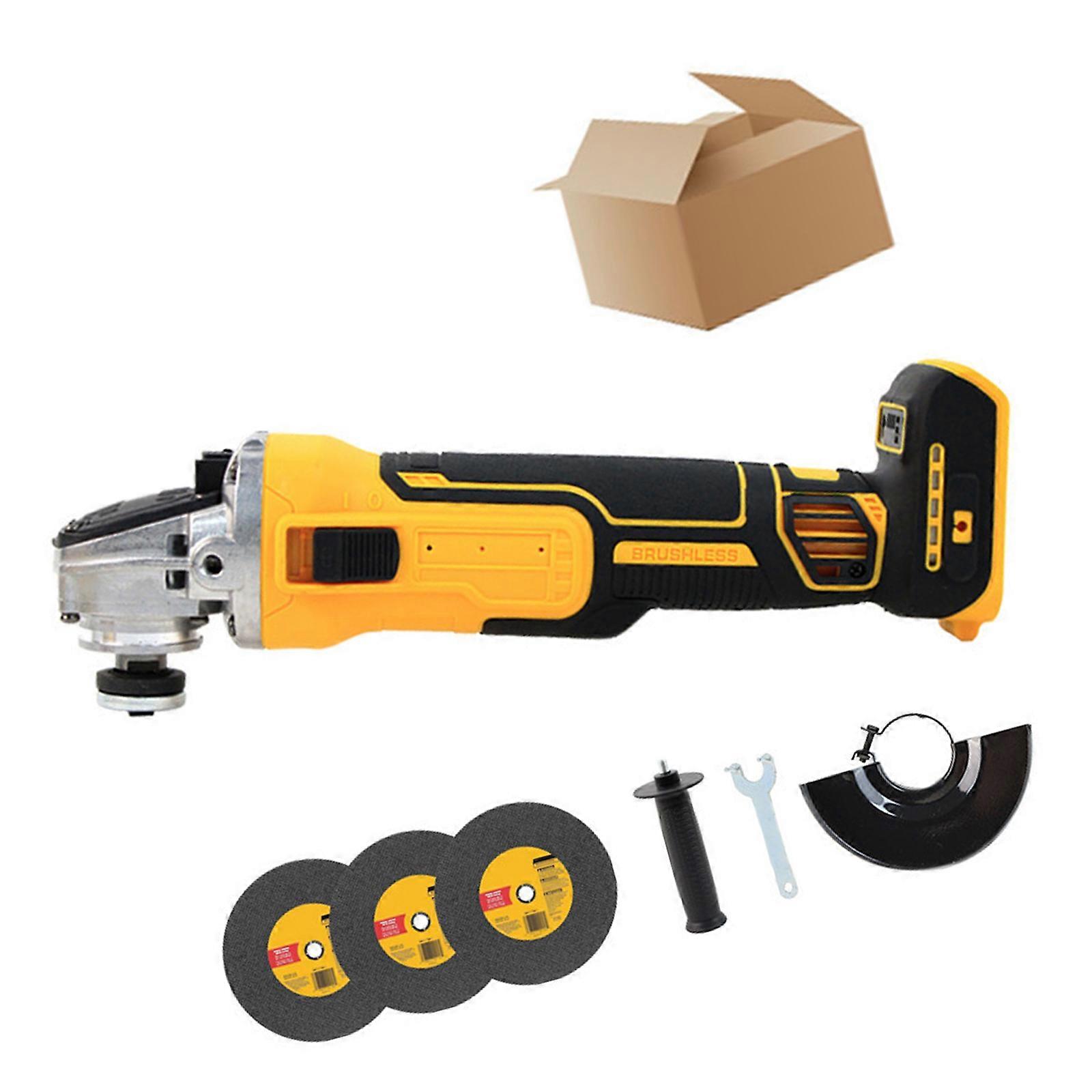 Multifunctional Angle Grinders Kit Includes Cutting Disc And Wrenches Grinding Machine For Efficient Metal And Stone Processing Multicolor