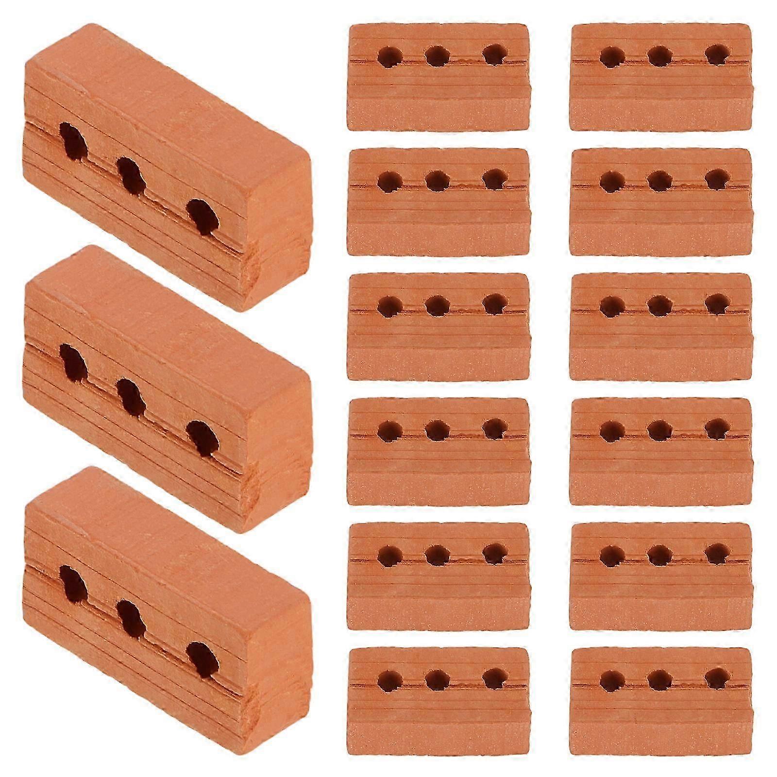 Architectural Model Accessories Miniature Bricks for Decor 200Pcs