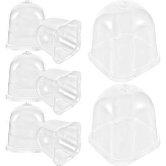 8 pièces transparentes dôme végétal serre plantes couvertures antigel protection contre le gel pour les plantes