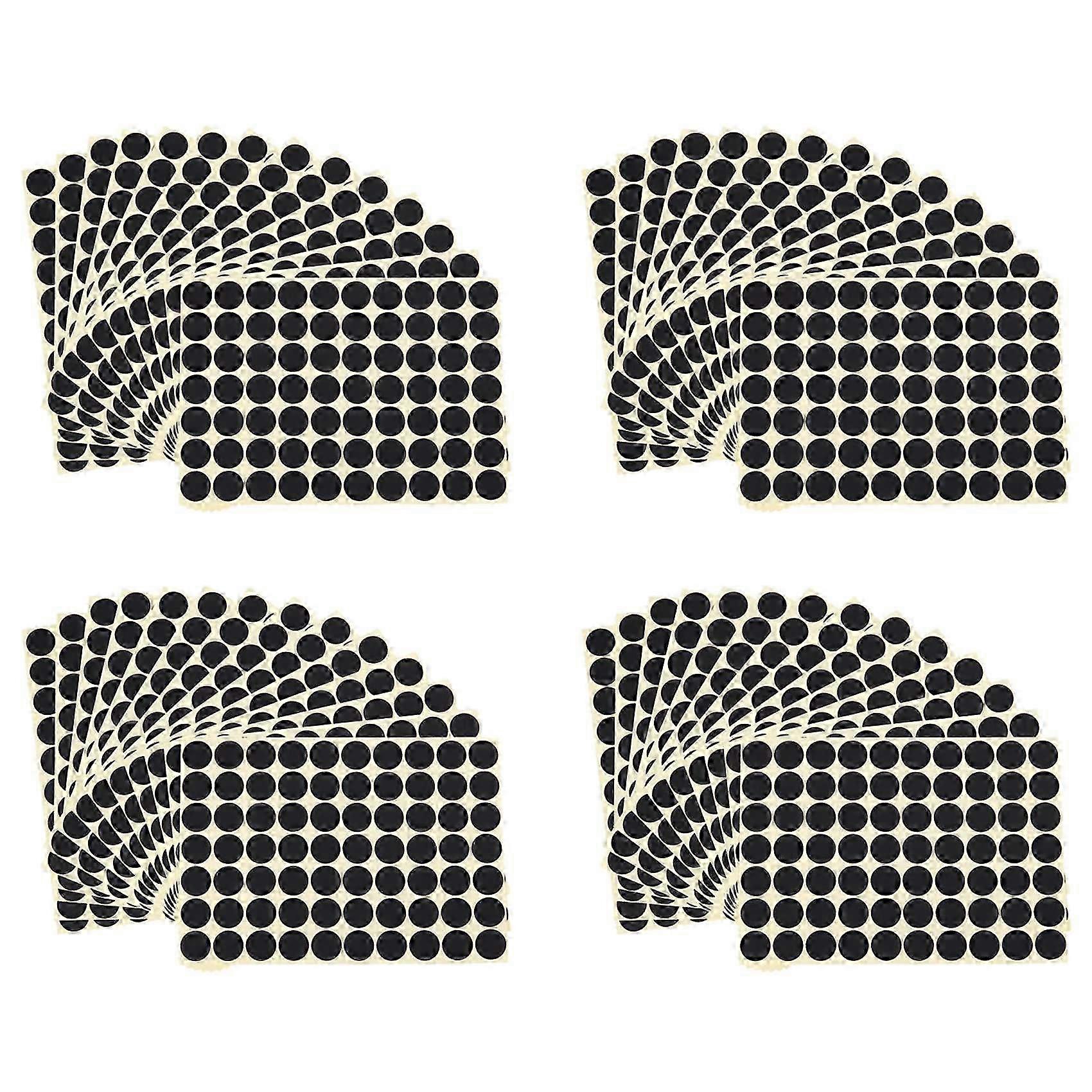 4set 19mm Circles Round Code Stickers Self Adhesive Sticky Labels