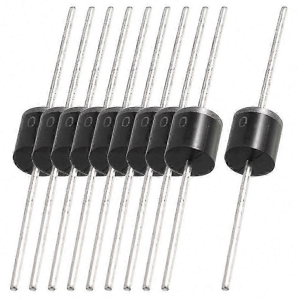 20 Pack Axial Rectifier Diodes, 10A 1000V General Purpose R-6 Mic Diode Components for Electronics Projects